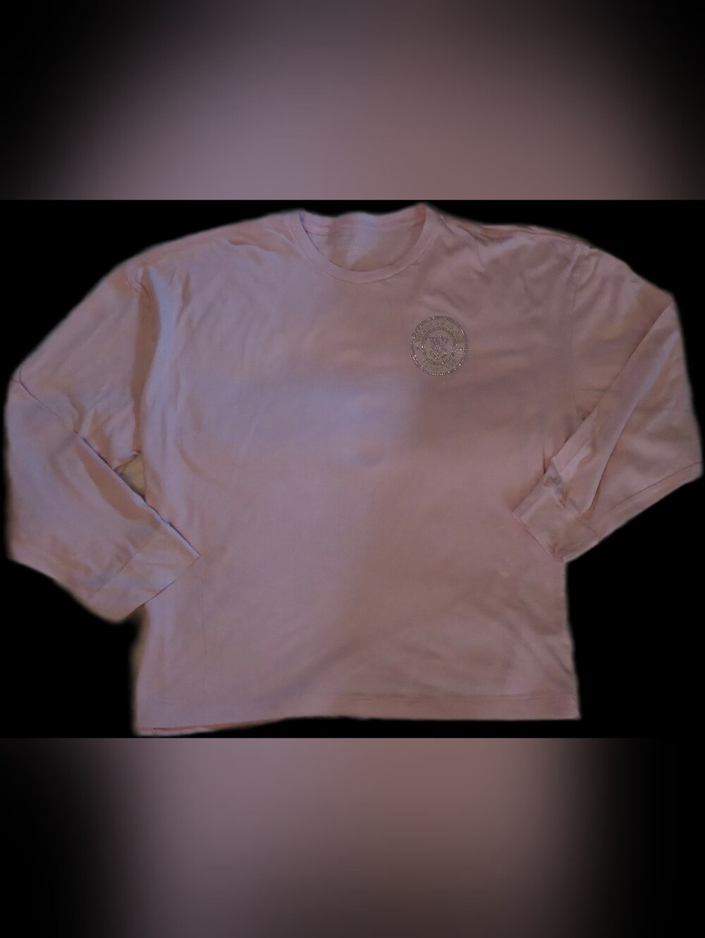 Ladies Victoris Secret Light Pink Crewneck Tshirt